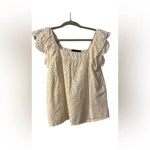 Sanctuary Eyelet Cotton Top